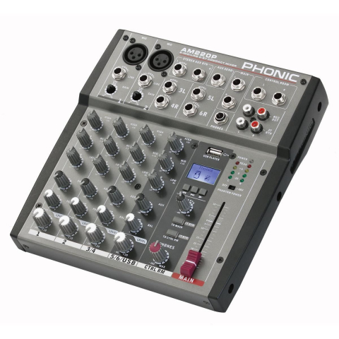 Mixere Analog - Mixer Analog Phonic AM 220P