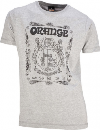Îmbrăcăminte - Orange T-Shirt Crest Grey S