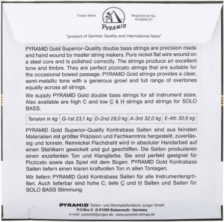 Pyramid Double Bass Gold [1]