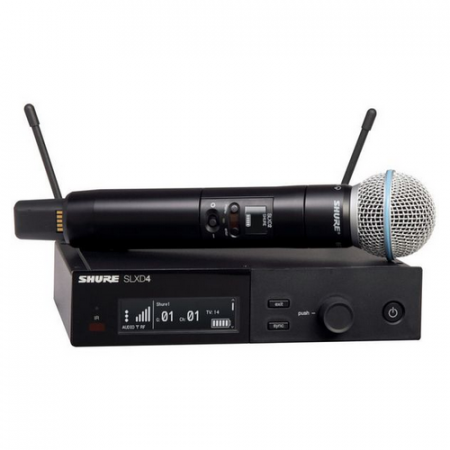 Microfoane Vocale fara fir - Shure SLXD24E/Beta58