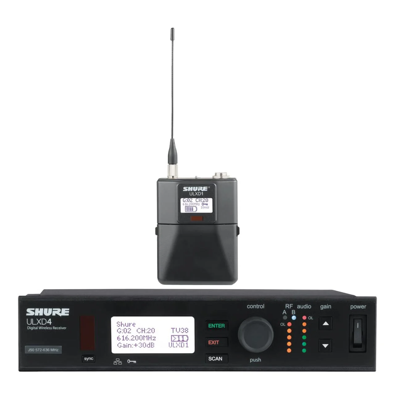 Produse SH - Shure ULXD14 K51 (606 - 670 MHz) SH