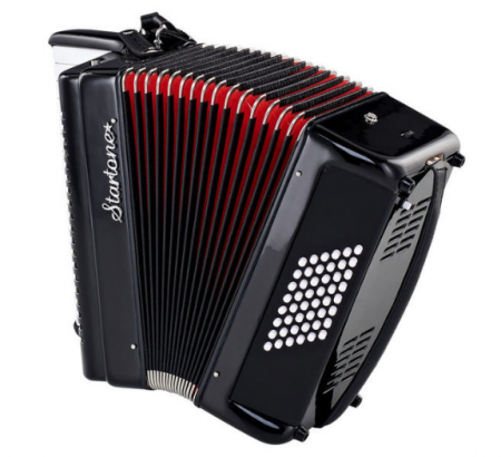 Startone Piano Accordion 48 Black MKII [1]