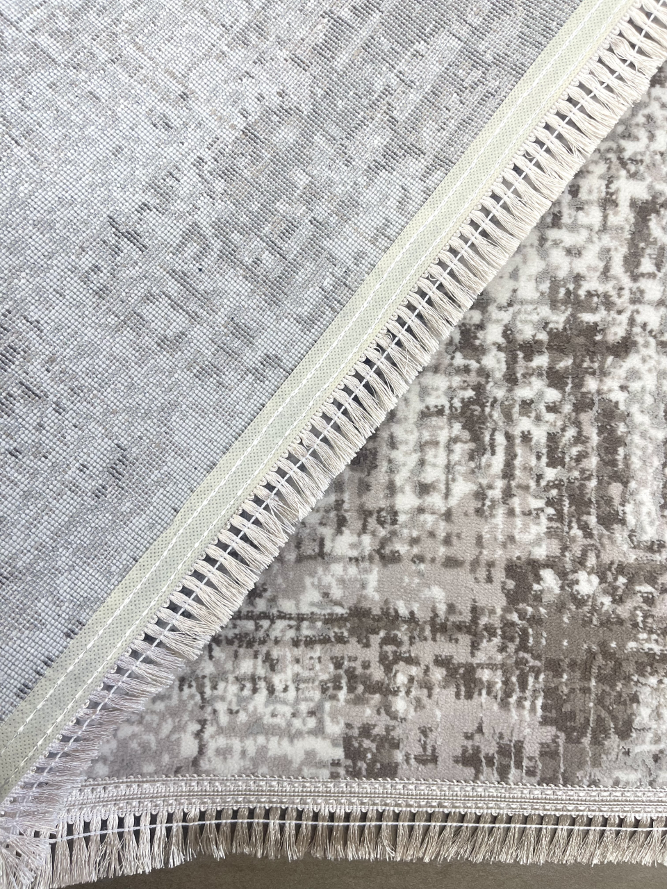 Covor model abstract în nuanțe de gri [4]