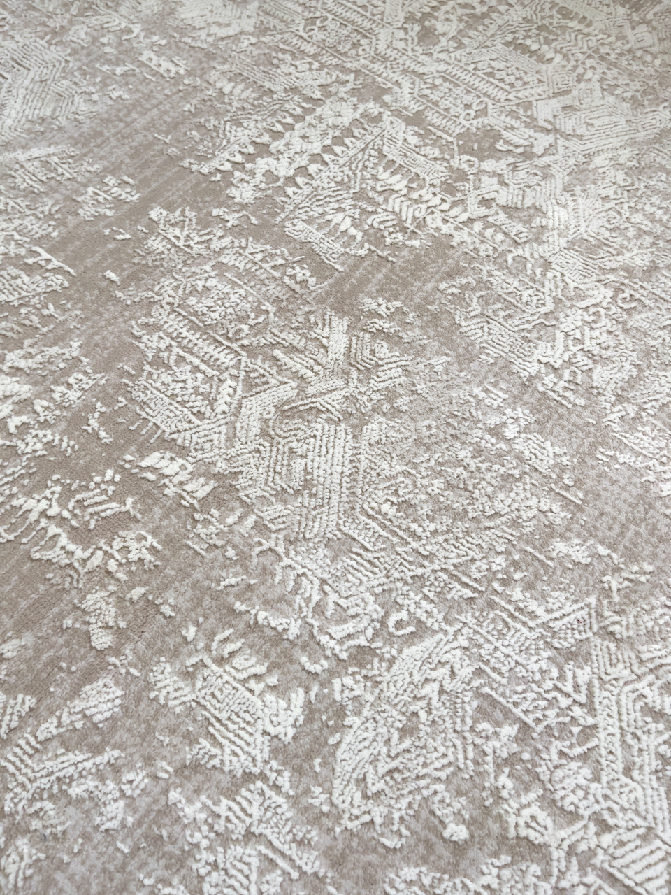 Covor modern abstract  bej -crem/maro [4]
