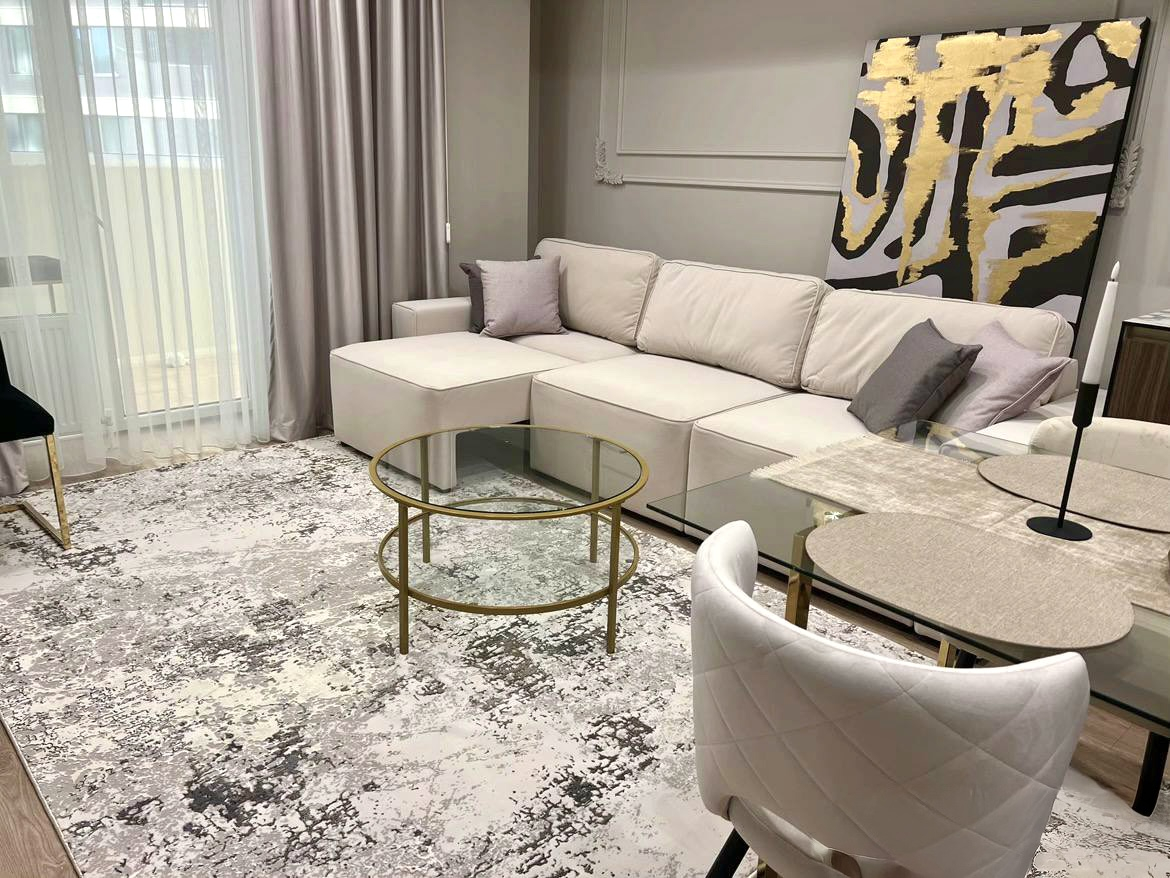 Covor modern cu model marmura [1]