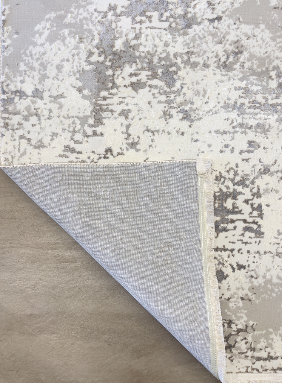 Covor modern în nuanțe de gri și alb  cu efect de patină [3]