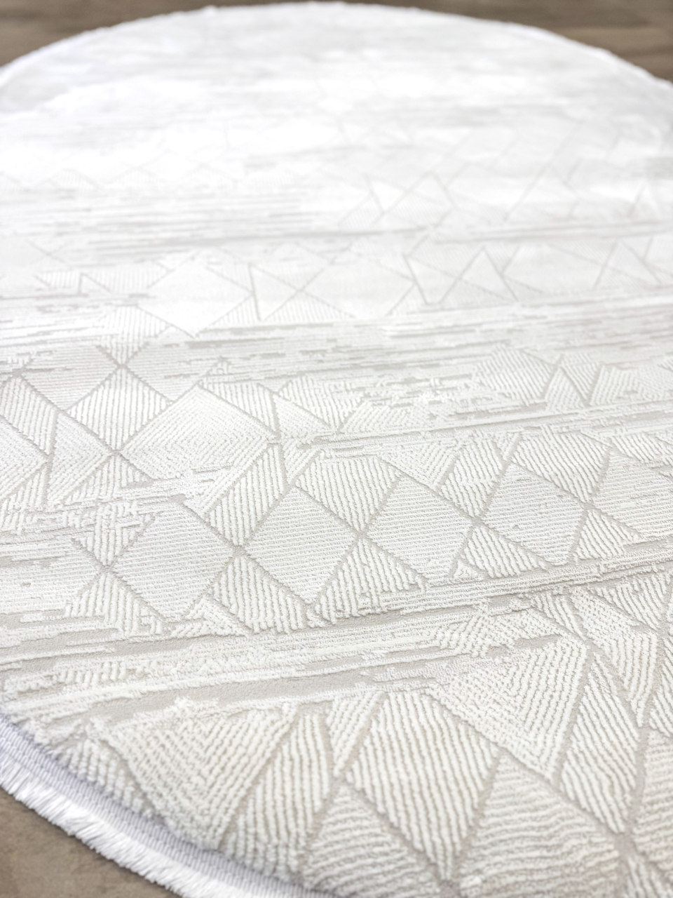 Covor Oval Contrast Soft - bej [3]