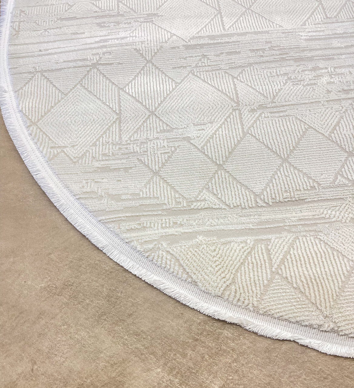 Covor Oval Contrast Soft - bej [2]
