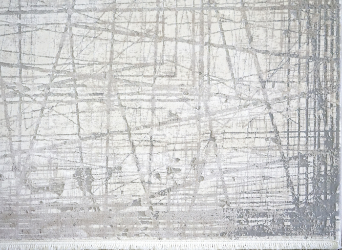 Covor Nazelin Alb, Crem deschis, nuanțe de Gri, nuanțe subtile de Albastru [3]