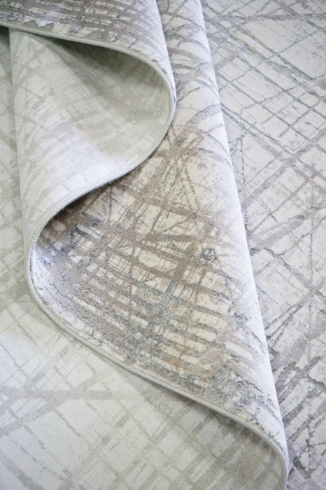 Covor Nazelin Alb, Crem deschis, nuanțe de Gri, nuanțe subtile de Albastru [7]