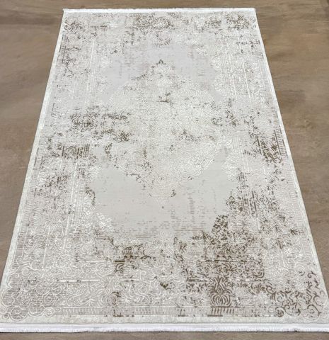 Covor clasic crem cu model ornamental baroc [1]