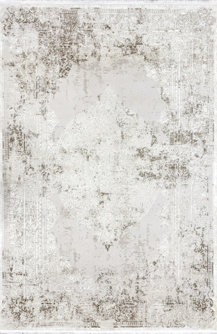 DaVinci - Covor clasic crem cu model ornamental baroc