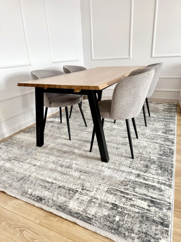 INFINITI - Covor in nuante de gri si alb