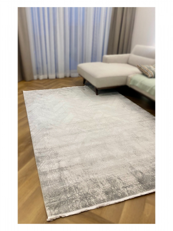 Covoare living - Covor Molina Gri deschis, Model geometric