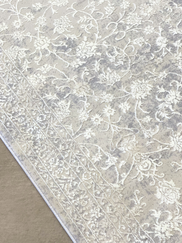 Da Vinci - Covor la metru - model floral gri [2]
