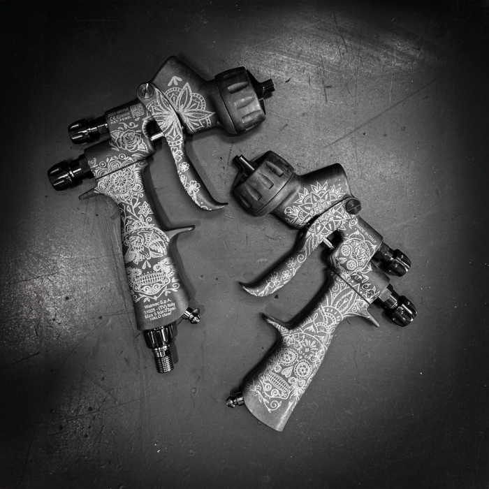 Pistol lac Walcom Genesi Carbonio 360 Evo HTE Clear MEXICAN [2]