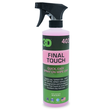 Produse Detailing Auto Exterior - Solutie detailing rapid si lubrifiere 3D, 473ml