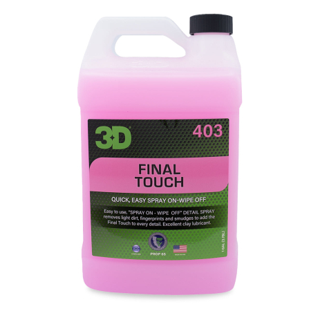 Produse Detailing Auto Exterior - Solutie detailing rapid si lubrifiere 3D, 3.78L