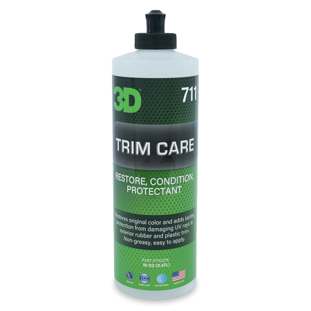 Produse Detailing Auto Exterior - Solutie restaurare 3D Trim Care, 473ml