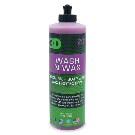 Produse Detailing Auto Exterior - Sampon auto cu ceara 3D, 473ml