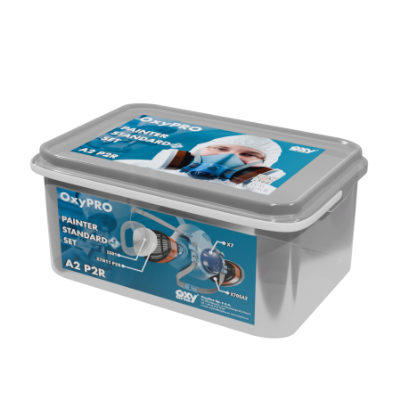 Scule si Echipamente Vopsitorie Auto - Set Masca Oxyline OxyPro Painter Standard+ X7, L