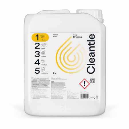 Dressing Auto Exterior - Dressing anvelope Cleantle Tire Dressing, 5L