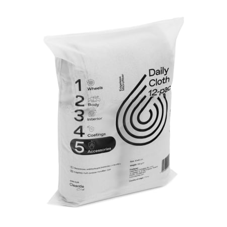 Laveta auto - Laveta microfibra Cleantle Daily Cloth, 40x40cm, 350gsm, 12 buc.