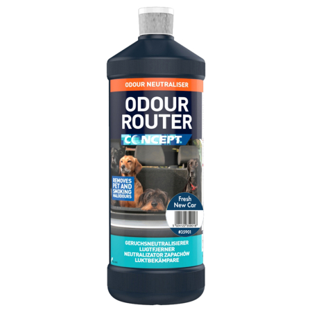 Solutie curatare universala - Neutralizator mirosuri Concept Odour Router Fresh New Car, 1L