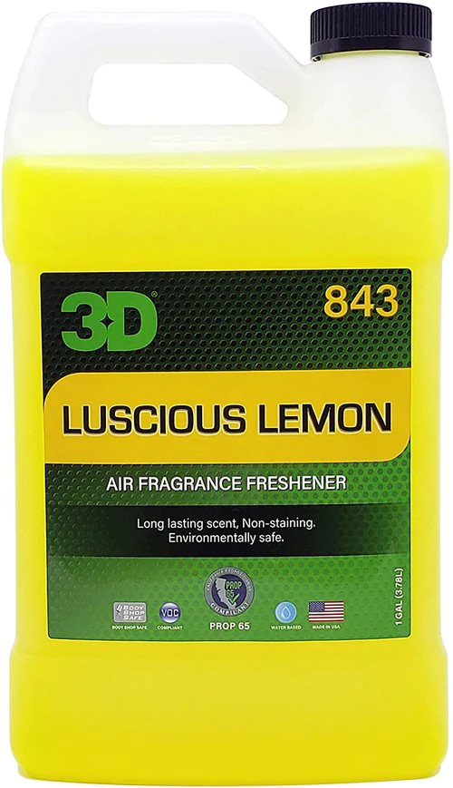 Odorizant Auto Profesional - Odorizant 3D Luscious Lemon, 3.78 L