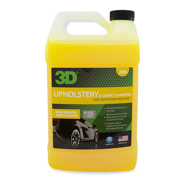 Solutii Curatare Auto Interior - Sampon de curatat tapiterie si mocheta 3D, 3.78L