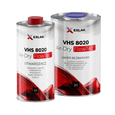 Produse Vopsitorie Auto - Set Lac si Intaritor auto EXLAK VHS 8020, 1L + 0.5L