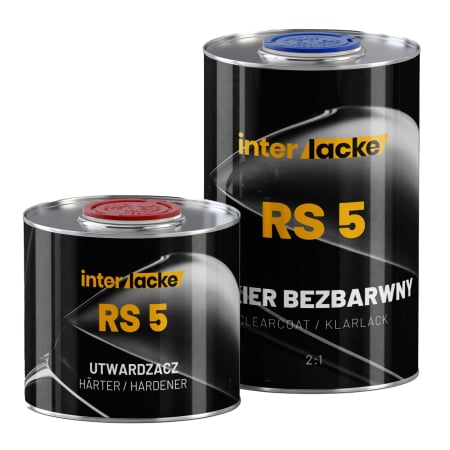 Lac Auto Profesional - Set Lac si Intaritor auto Interlacke RS5, 1L + 0.5L