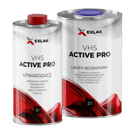Lac Auto VHS - Set Lac si Intaritor auto EXLAK VHS Active Pro, 1L + 0.5L