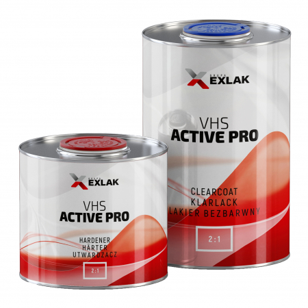 Lac Auto VHS - Set Lac si Intaritor auto EXLAK Active Pro VHS, 1L + 0.5L