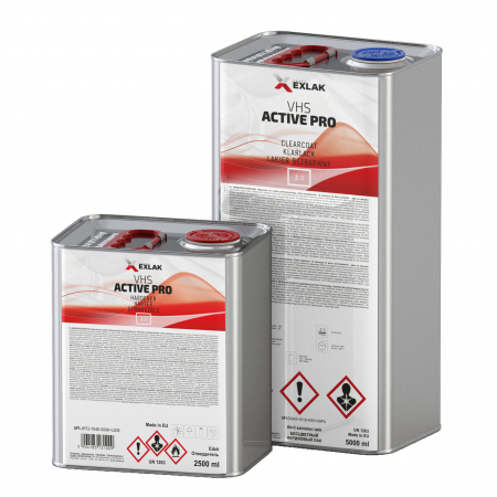 Produse Vopsitorie Auto - Set Lac si Intaritor auto EXLAK Active Pro VHS, 5L + 2.5L