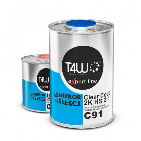 Lac Auto HS - Set Lac si Intaritor T4W C91 Mirror Effect HS, 1L + 0.5L