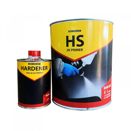Primer / Filler Auto - Set Primer si Intaritor NEO HS 2K, Gri, 3L