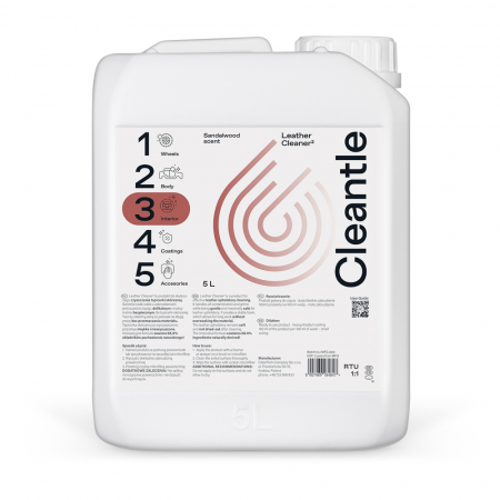 Solutii Curatare Auto Interior - Solutie curatare piele Cleantle Leather Cleaner, 5L