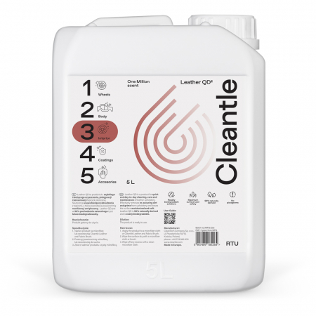 Solutie curatare piele - Solutie curatare piele Cleantle Leather QD, 5L