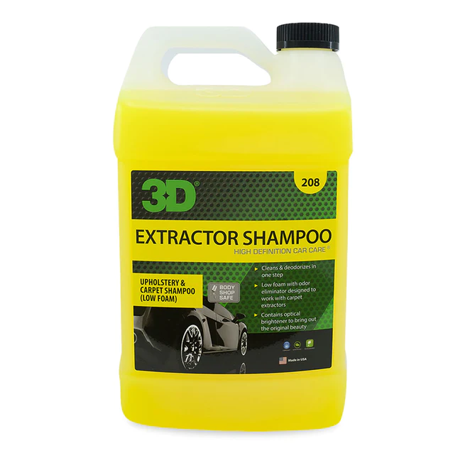 Solutie curatare materiale textile - Sampon tapiterie injectie - extractie 3D, 3.78L