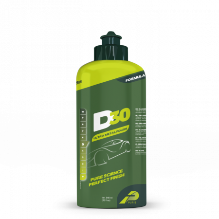 Pasta Polish Speciala - Solutie polish metale PURIS D30 Ultra Metal Polish, 946ml