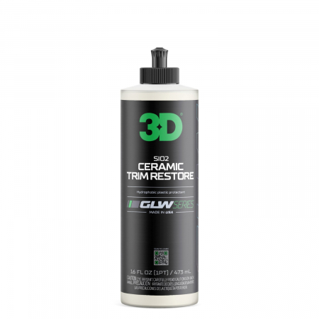Produse Detailing Auto Exterior - Solutie restaurare plastice ceramic SIO2 3D GLW, 473ml