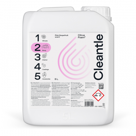 Sampon Auto - Spuma activa Cleantle Citrus Foam, 5L