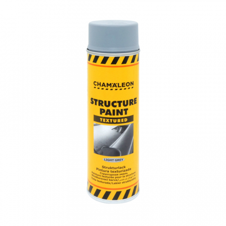 Consumabile Vopsitorie Auto - Vopsea texturata pentru structura plastic CHAMALEON, Gri, 500ml