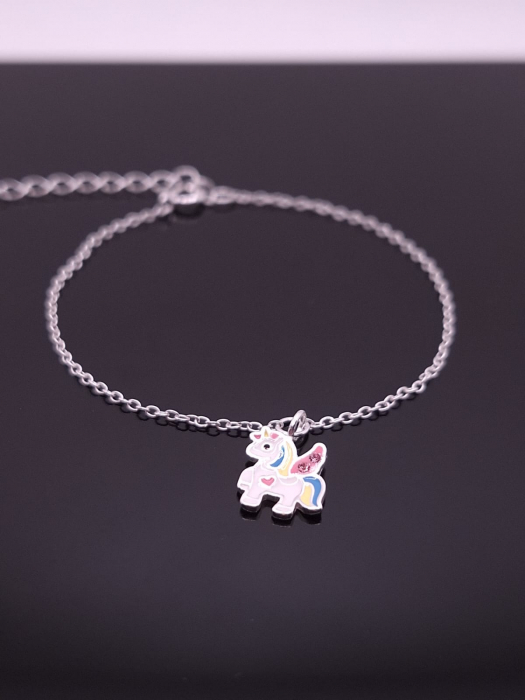 Bratara  Copii Argint 925- Unicorn [2]