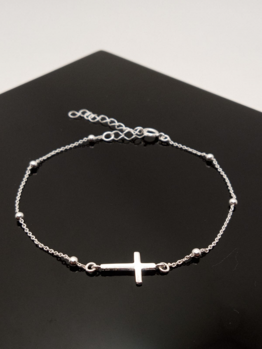 Bratara De Picior Argint 925- Cruciulita [2]
