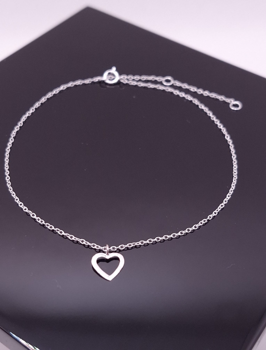 Bratara De Picior Argint 925- Heart [2]