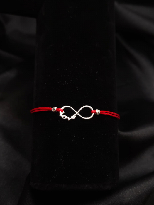 Bratara Snur Reglabil ,Infinit Love -Argint 925 [5]