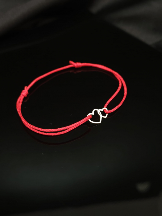 Bratara Snur Reglabil, Inima Mică -Aur 14 K [3]
