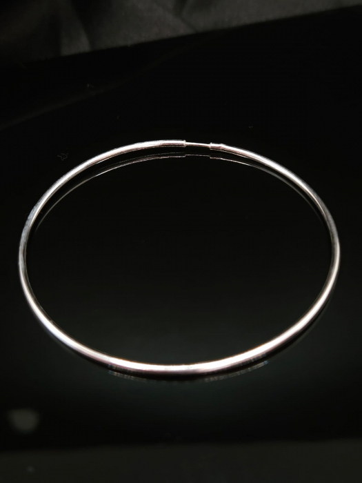 Cercei Argint 925- Creole Mari 50 mm [4]